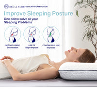 Thumbnail for Regal Ruby Gel Memory Foam Pillow - Bed Pillows with Viscose Made from Bamboo Pillow Cover, Cooling