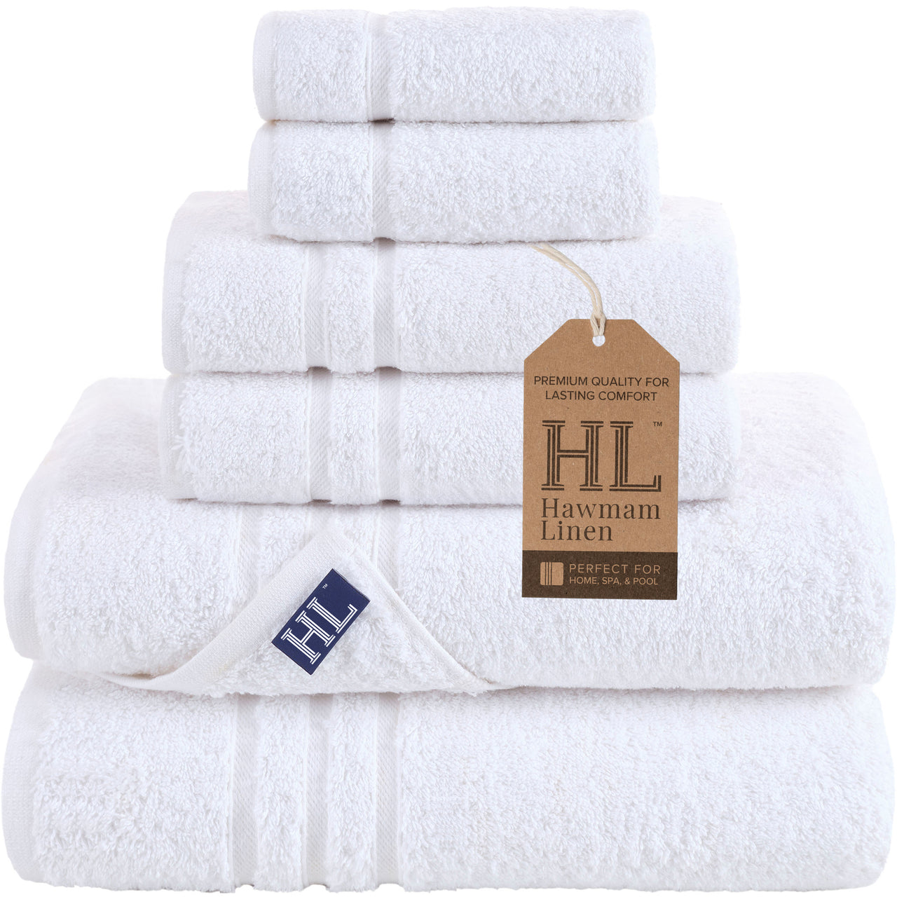 Hawmam Linen Bath Towels Set