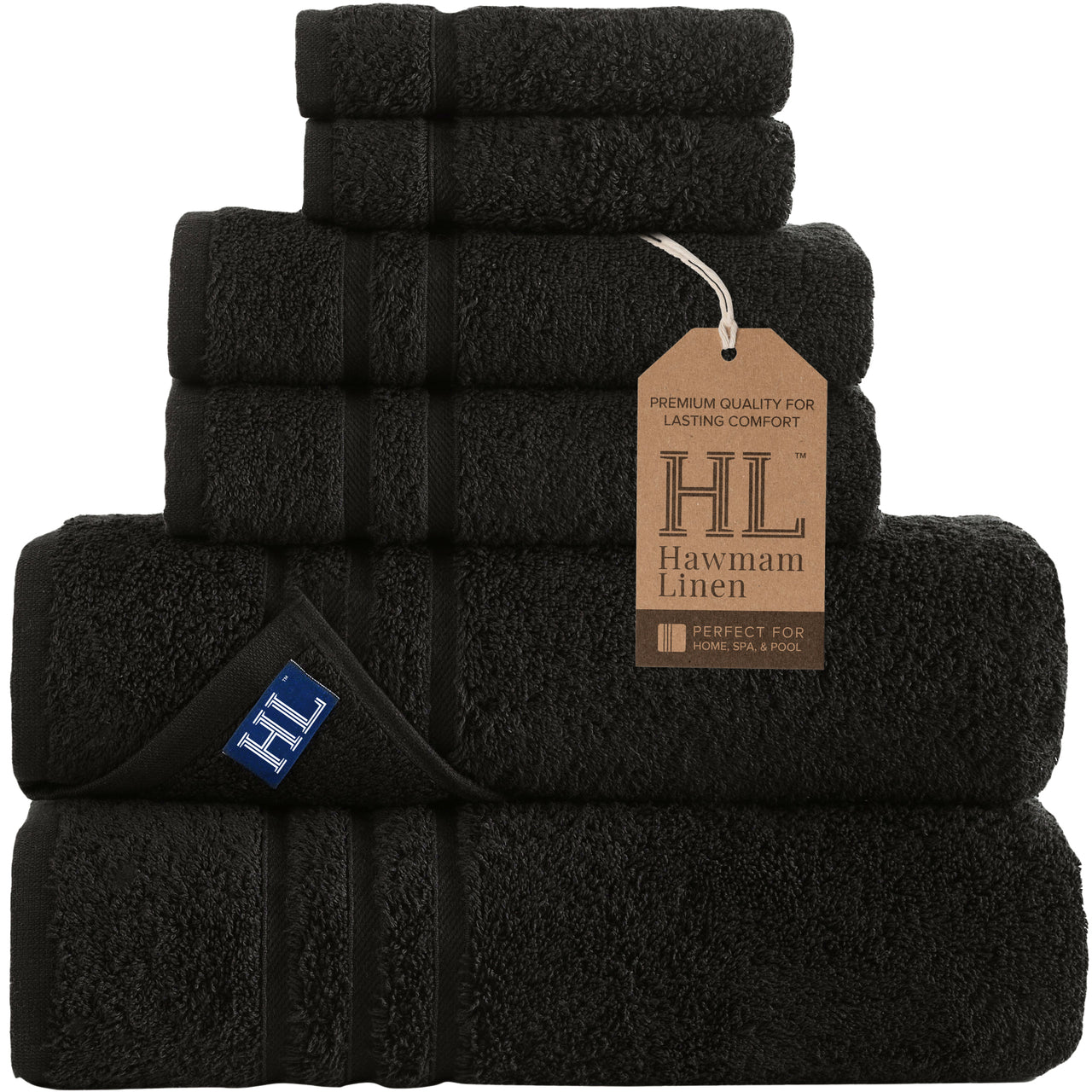 Hawmam Linen Bath Towels Set