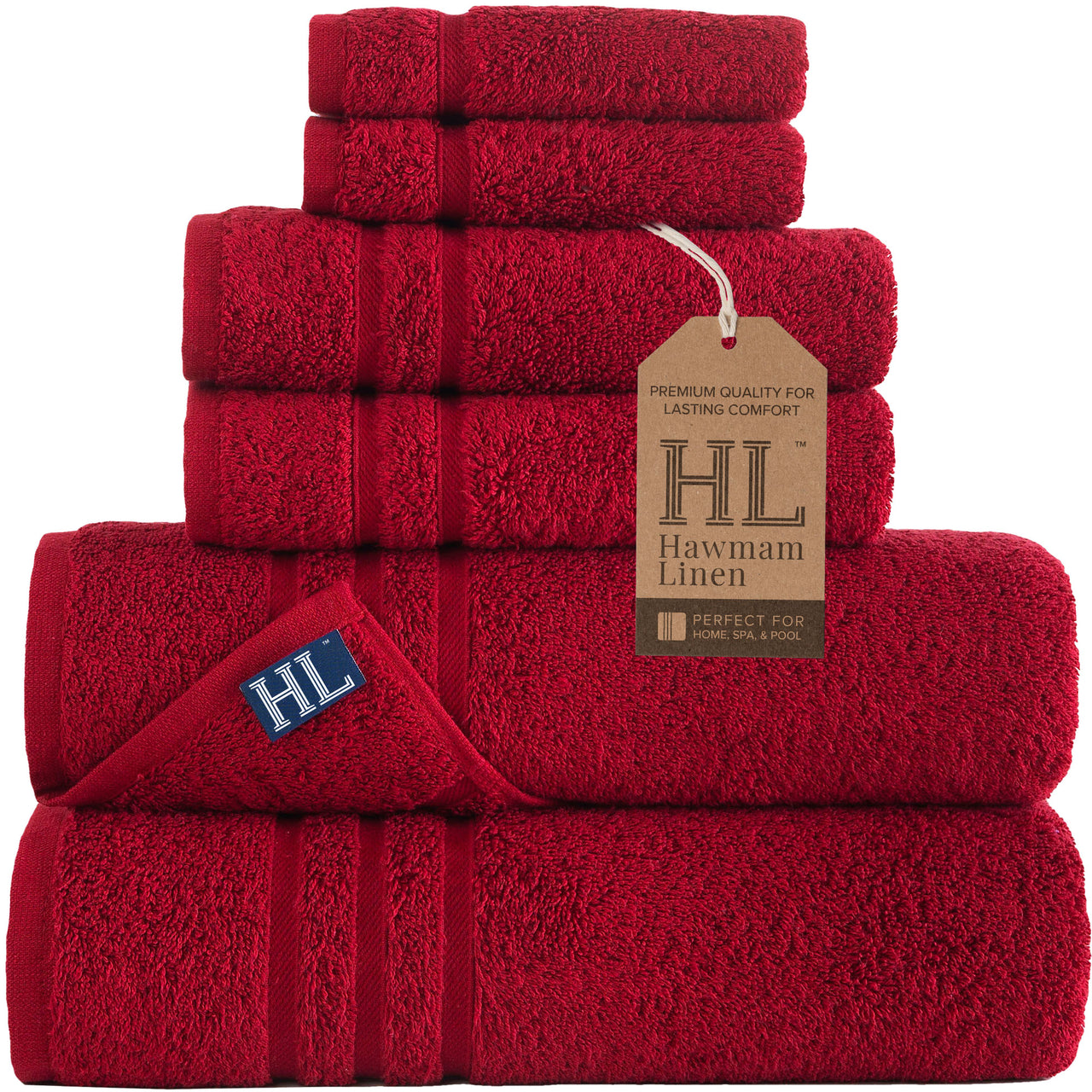 Hawmam Linen Bath Towels Set