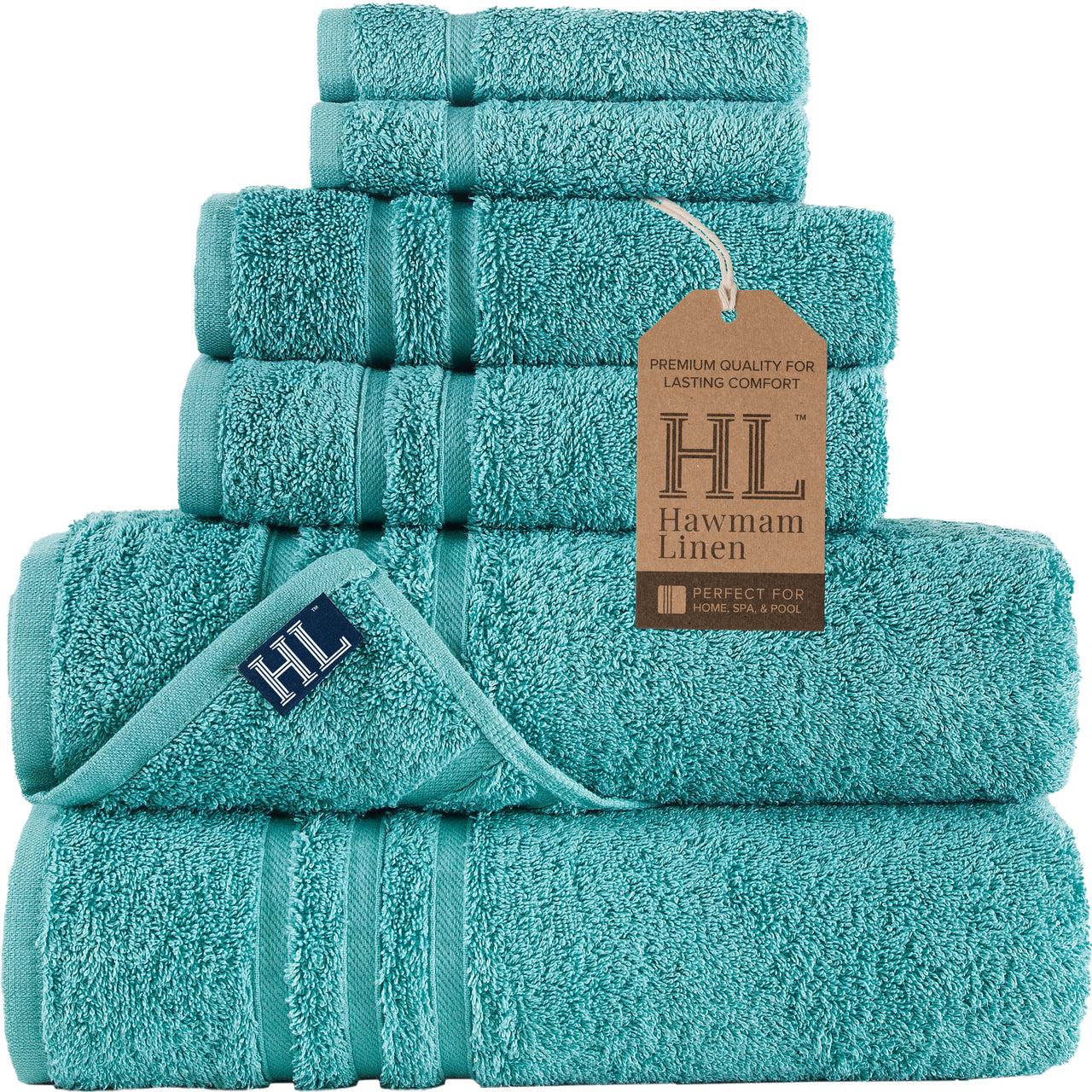 Hawmam Linen Bath Towels Set