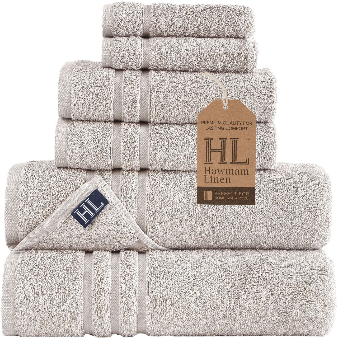 Hawmam Linen Bath Towels Set