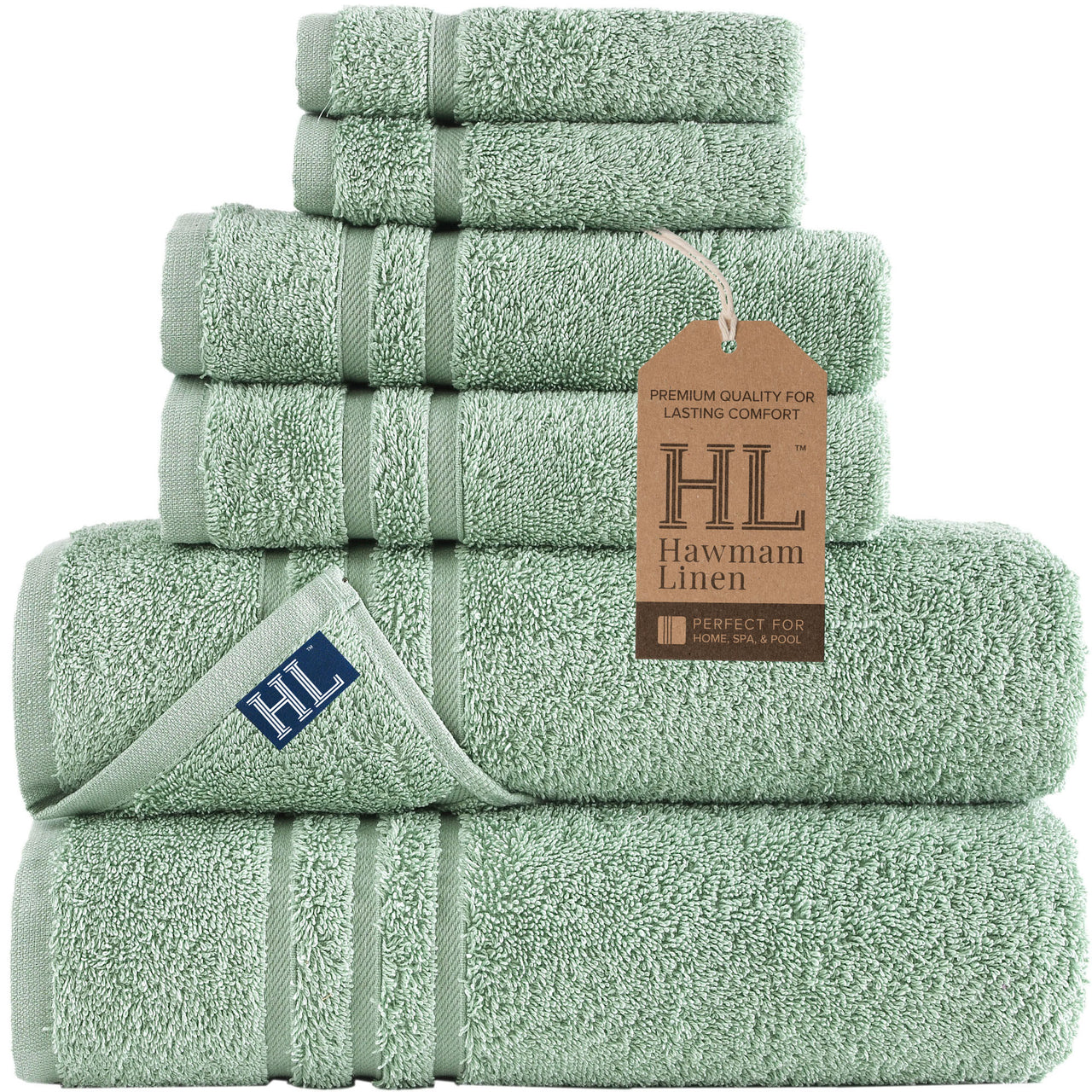 Hawmam Linen Bath Towels Set