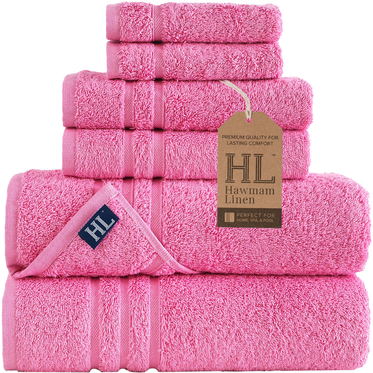 Hawmam Linen Bath Towels Set