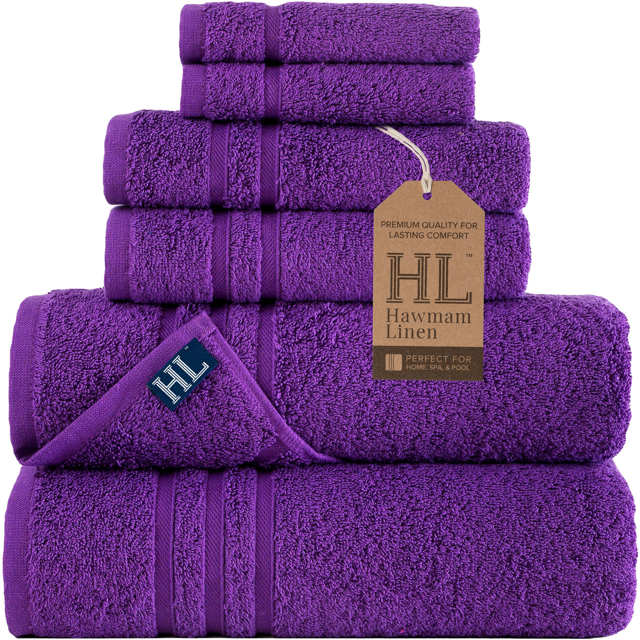 Hawmam Linen Bath Towels Set