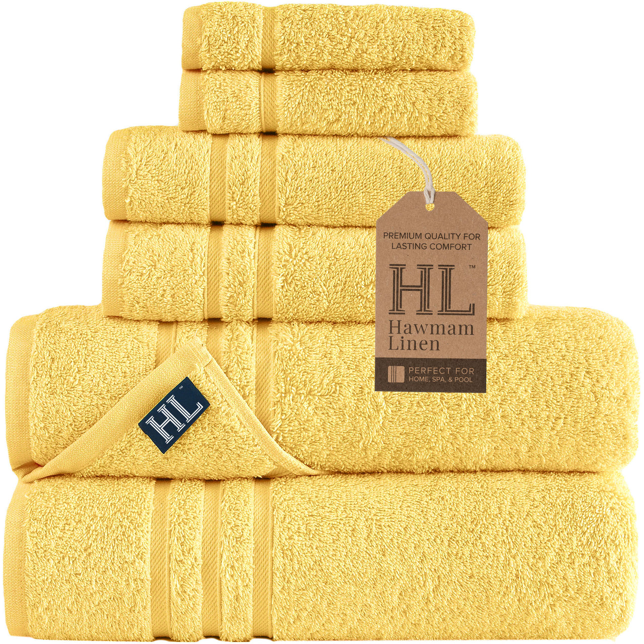 Hawmam Linen Bath Towels Set